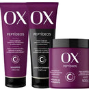 Kit Ox Cosméticos Peptídeos Shampo , Condicionador E Máscara 240ml